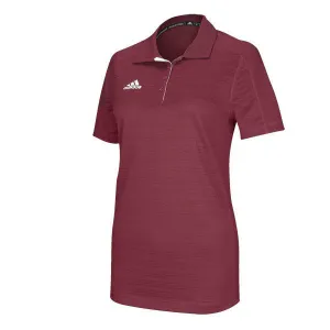 adidas Women's Burgundy Select Polo