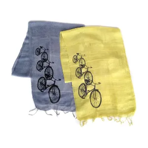 Bicycle Silk Scarf. Triple Cruiser.