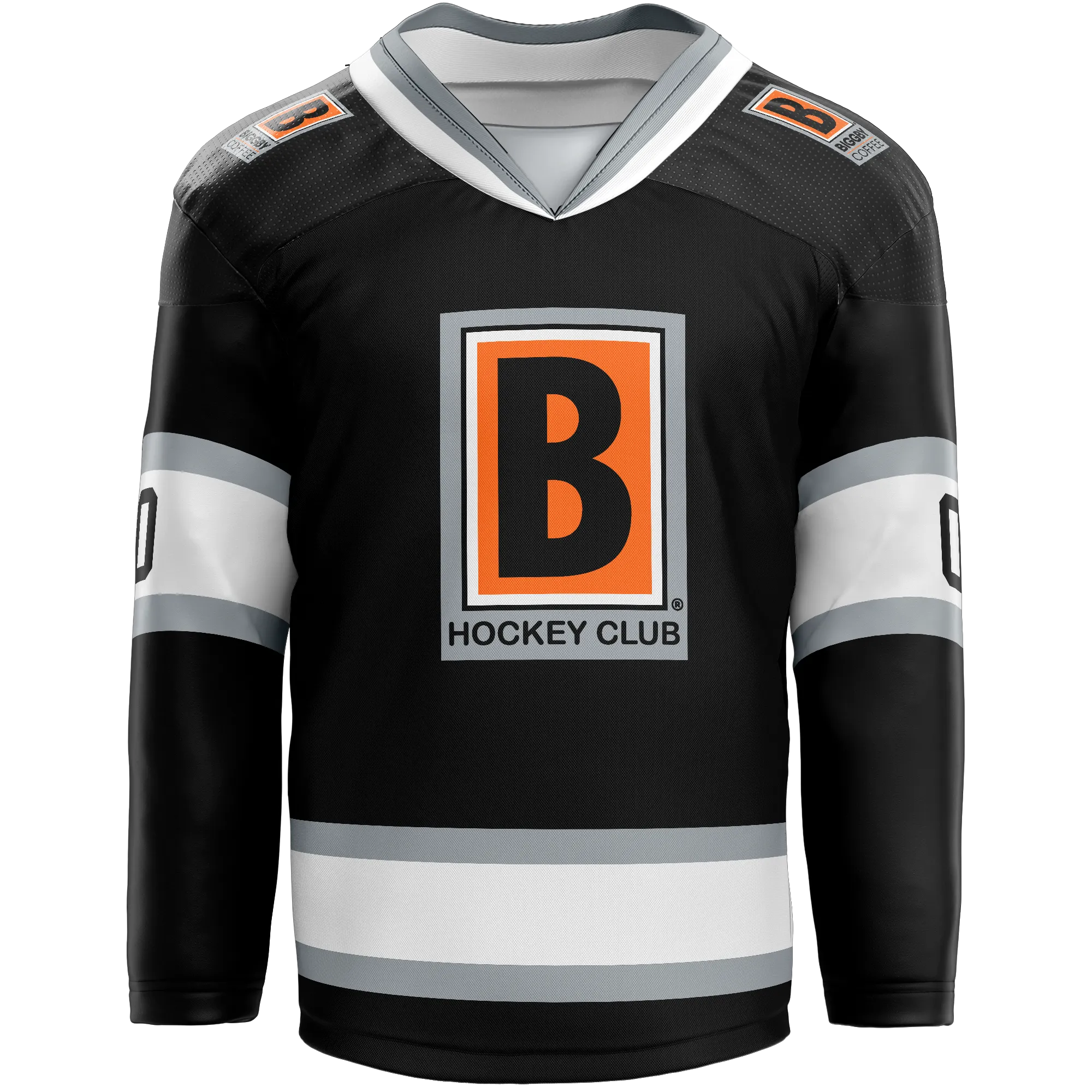 Biggby Coffee Hockey Club Tier 2 Youth Goalie Sublimated Jersey