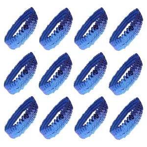 Blue Sequin Headbands - 12 Pack