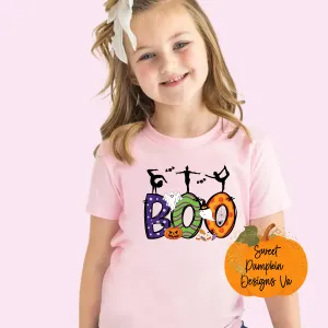 BOO Halloween Gymnastics Shirt for Kids