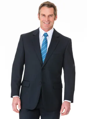 CHARLTON CHARCOAL WOOL RICH GABARDINE SUIT