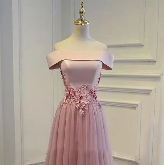 Cheap Pink Long Party Evening Dress 2019 Lace Up Women Formal Prom Gown PFP0994