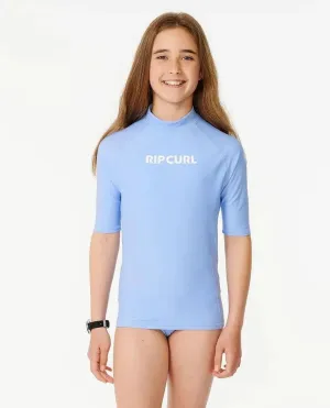 Classic Surf Short Sleeve Rash Vest - Girls (8-16 Years)