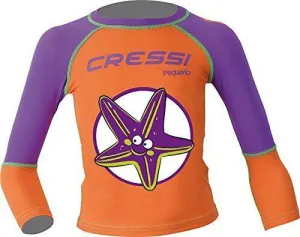 Cressi Purple Pequeno Girls Kids UV UPF 50 Sun Protective Starfish Rash Guard