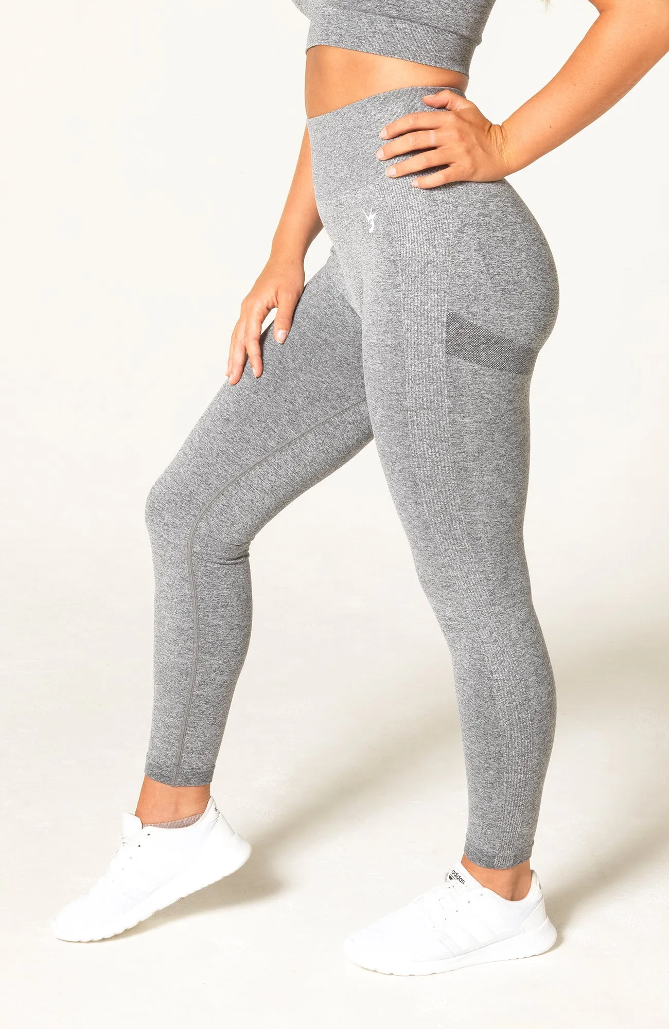 Define Seamless Scrunch Leggings - Grey Marl