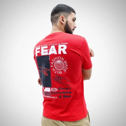 Demon Wear's Reality "Fear" Graphic T-Shirt Combo pack of 2 for Him