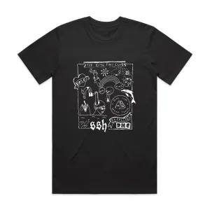 DMC Fins Club Tee Black