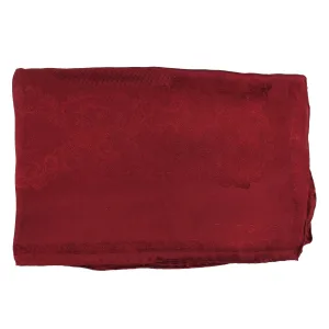 Elie Saab Scarf Maroon Tonal Design - Silk Shawl SALE