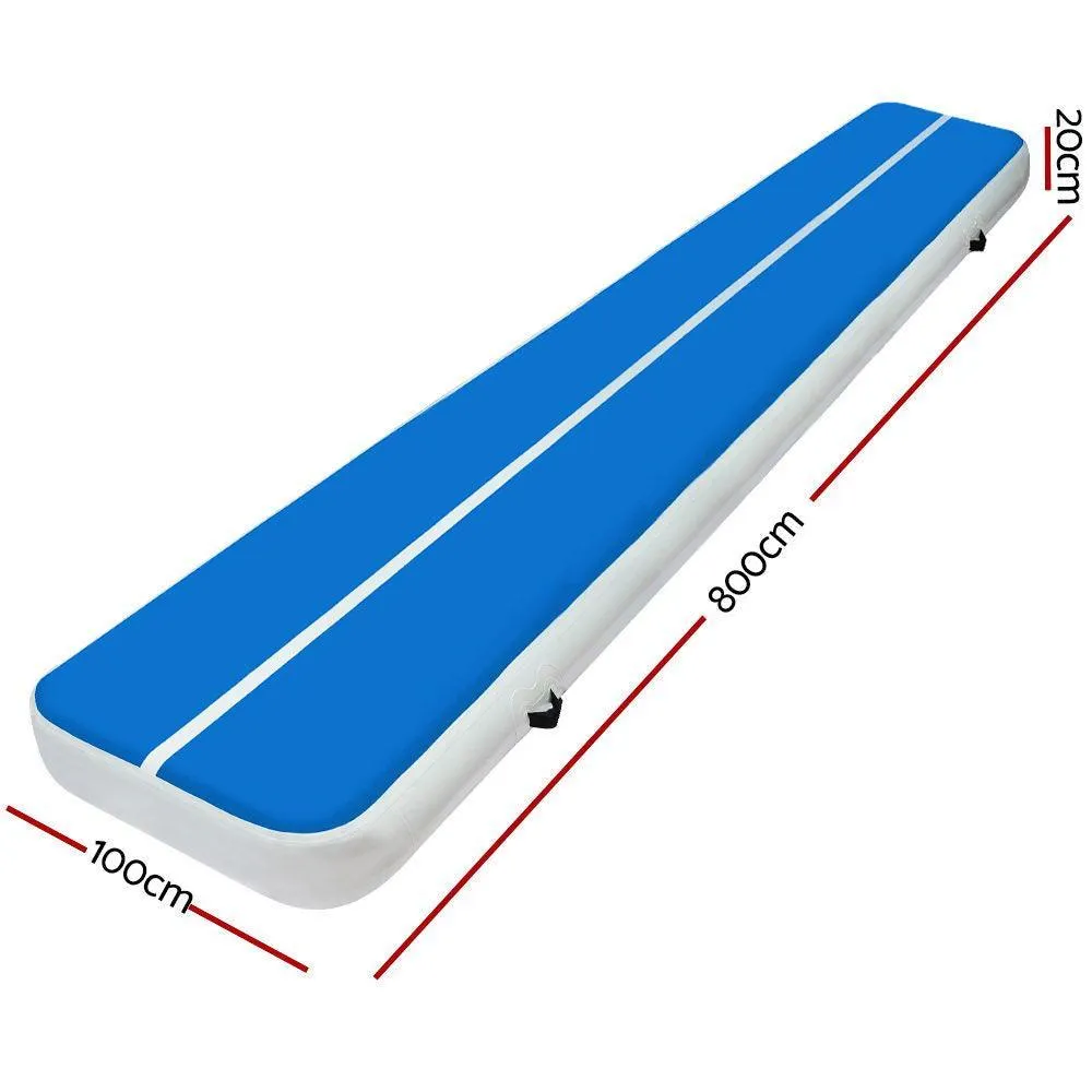 Everfit 8 X 1M Inflatable Gymnastics Track Mat