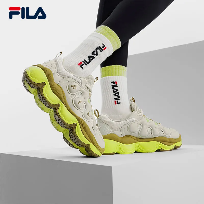 FILA CORE FASHION PEASE Women Sneakers (Peas/ Beige Cream / White)