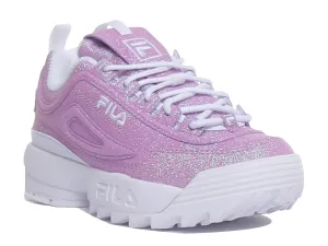 Fila Disruptor 2 Glamour In Purple For Kids