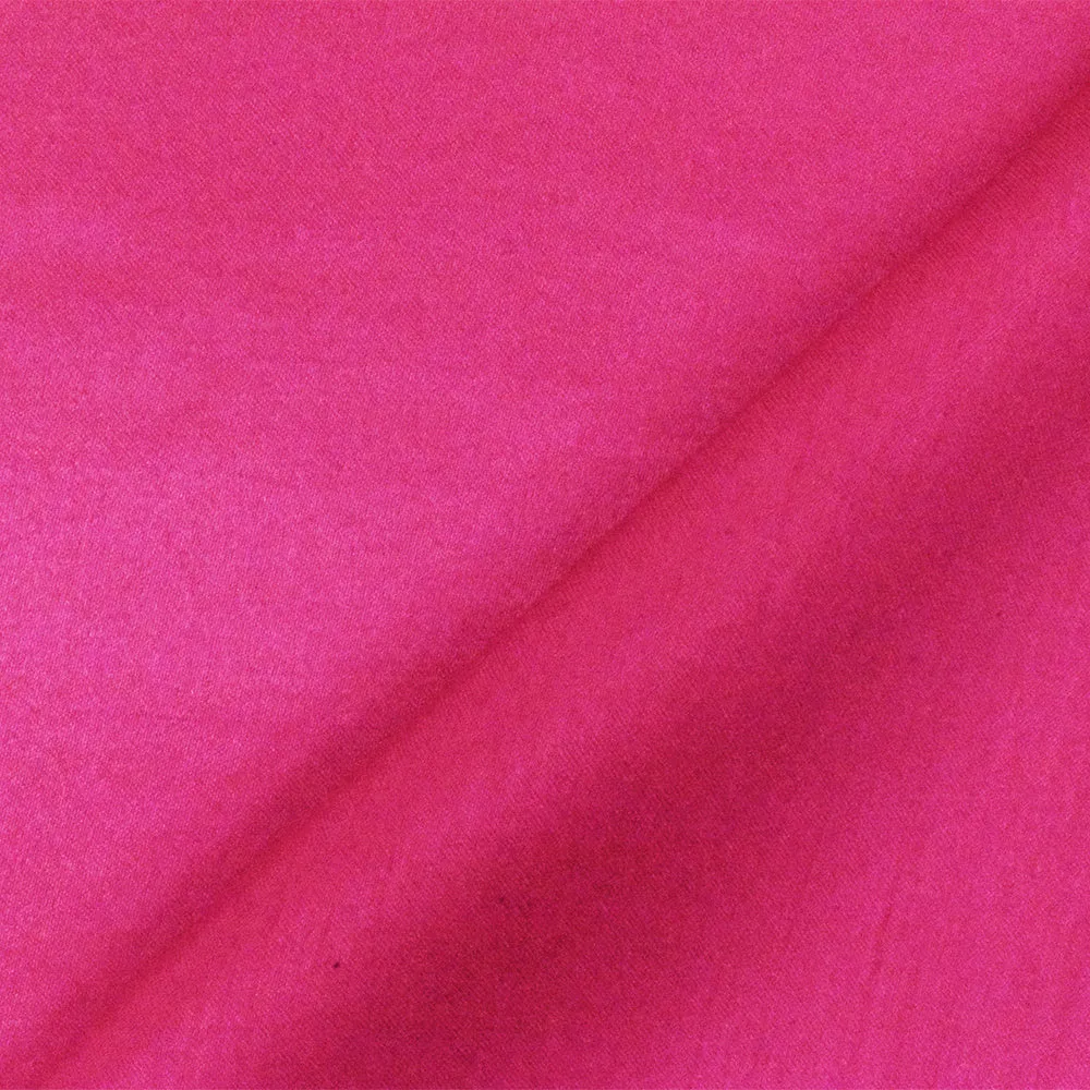 Hot Pink Solid Poly Antique Satin Woven Fabric