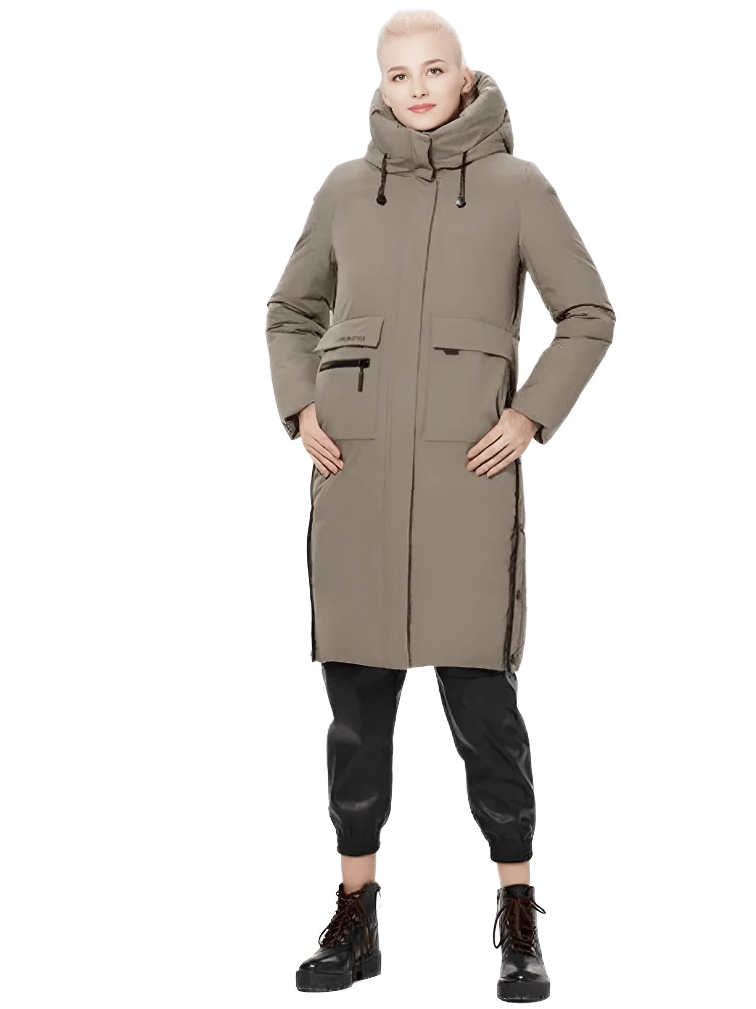 ICEbear Women's Long Winter Jacket With Big Pockets