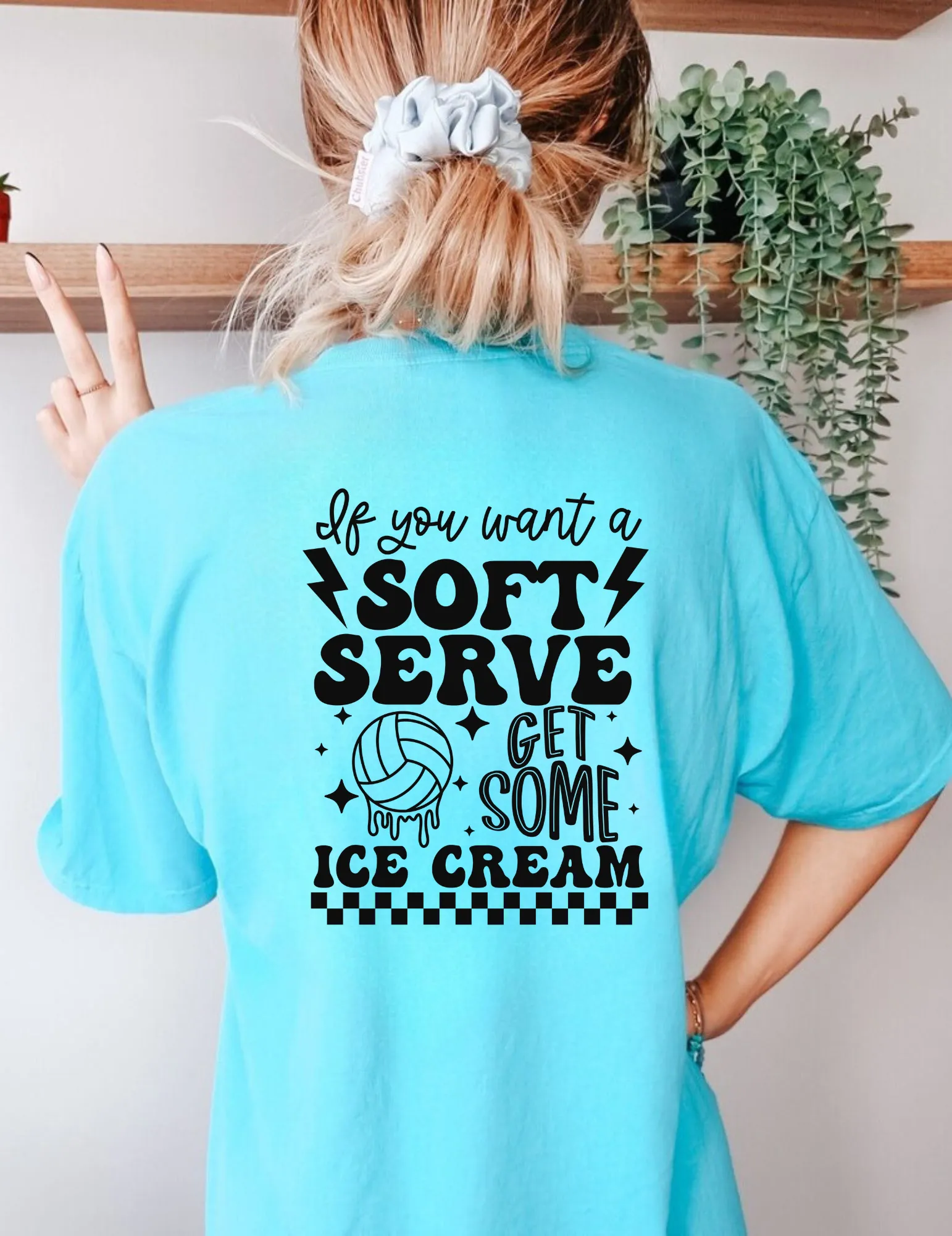 If You Want A Soft Serve Get Some Ice Cream | Funny Volleyball Shirt