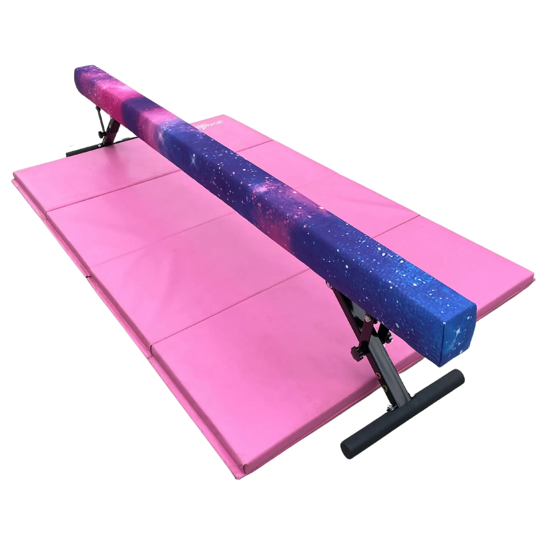 Level Gymnast 2.4m Beam (Adjustable Height) And 2m Mat