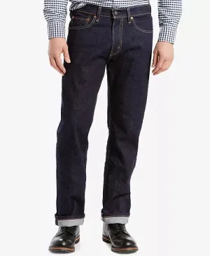 Levis Black Jeans 505 Regular-Fit Jeans