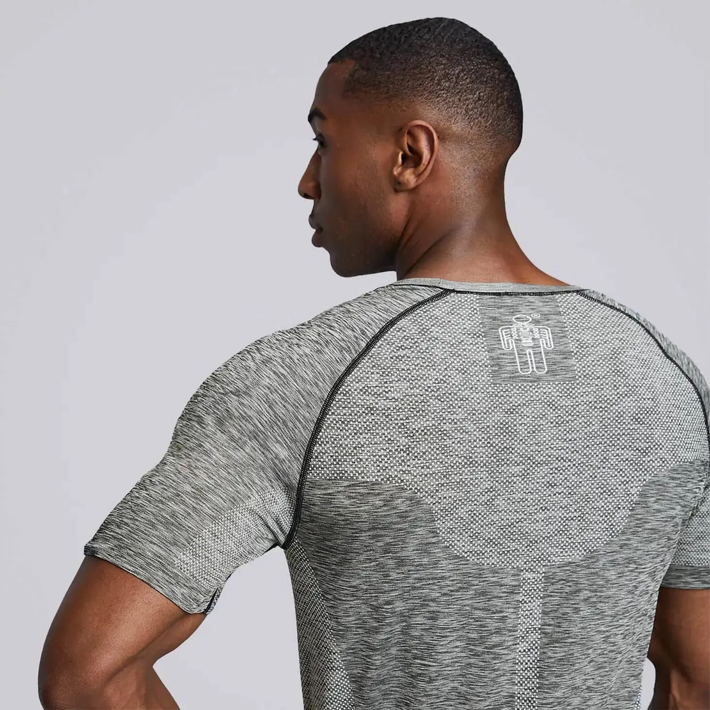 Male Soho Seamless 2.0 Tee - Grey