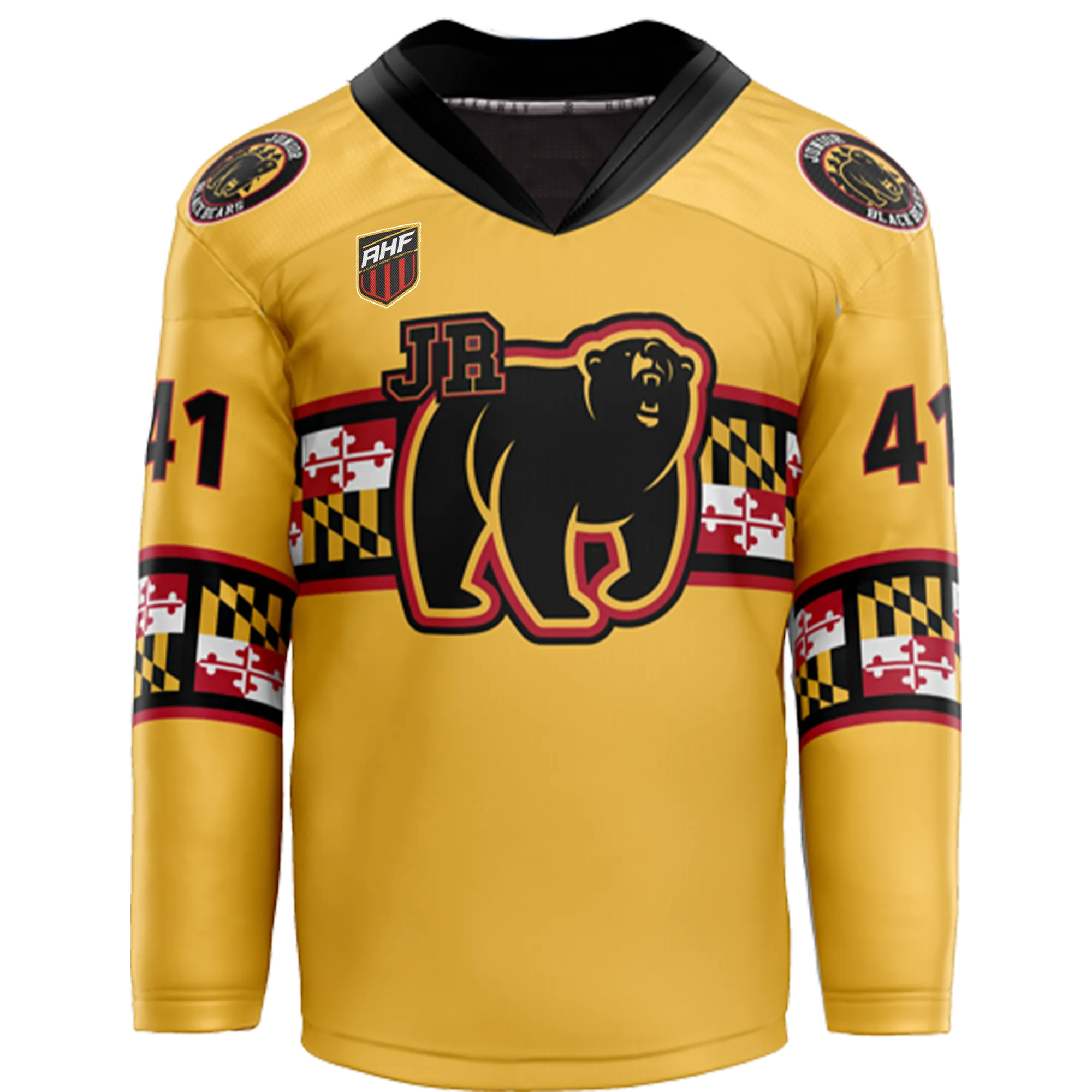 MD Jr Black Bears Adult Goalie Sublimated Jersey