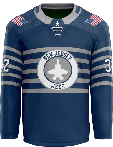 NJ Jets Adult Goalie Jersey