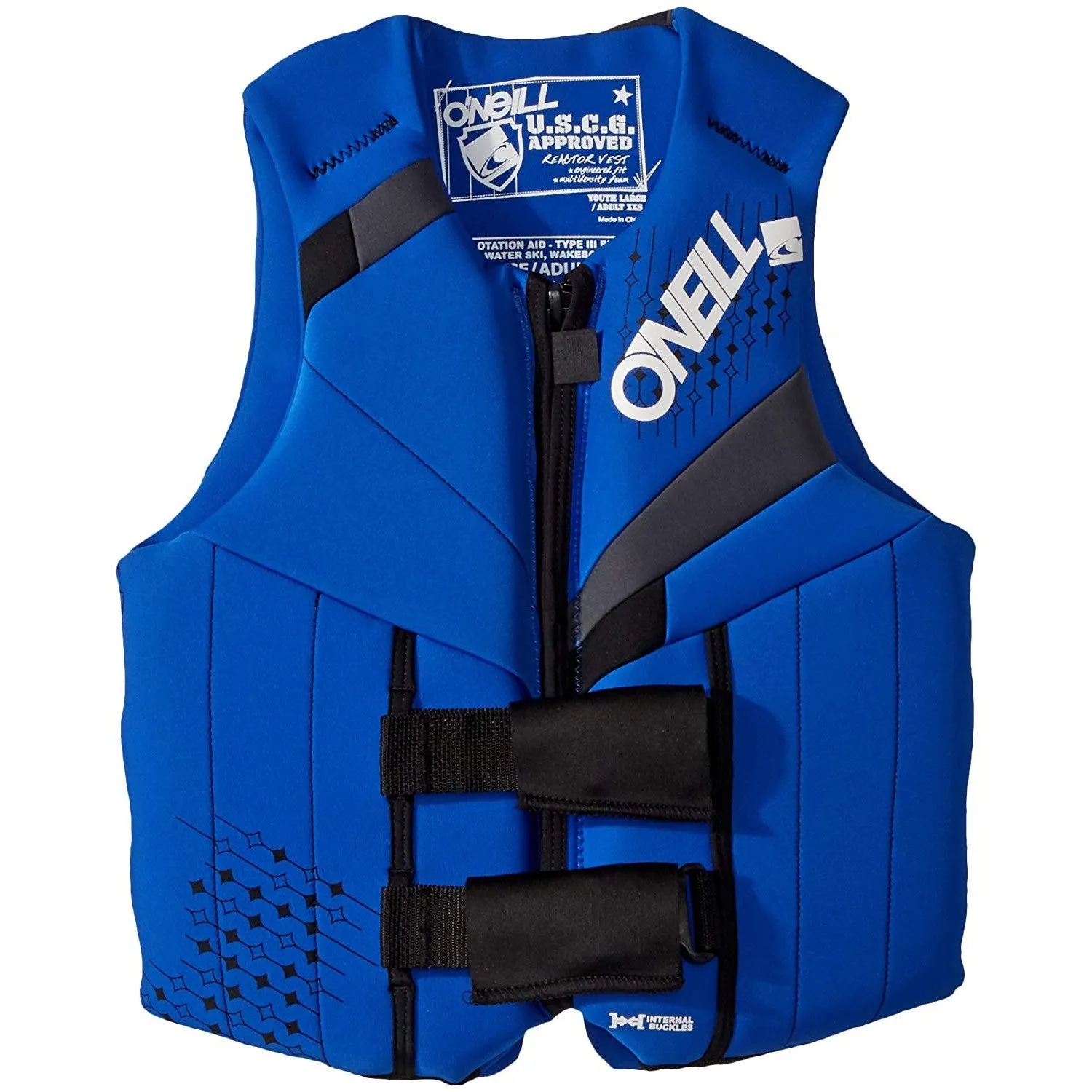 O'Neill Teen Reactor FZ USCG Life Vest