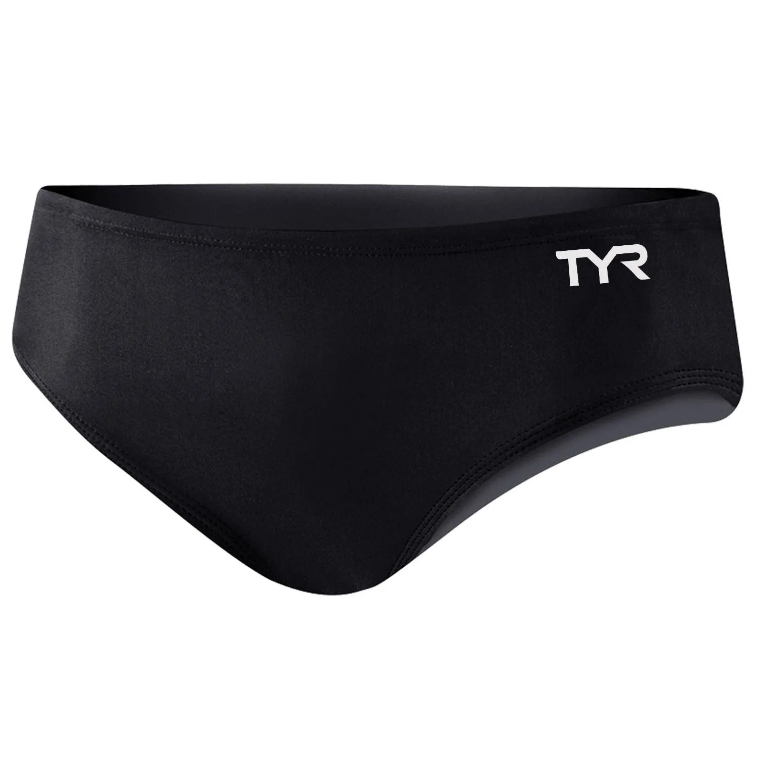 Open Box TYR Men's TYReco Solid Racer Swimsuit-Black-32