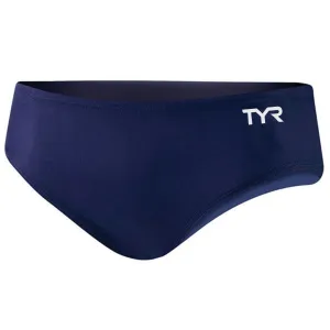 Open Box TYR Men's TYReco Solid Racer Swimsuit-Navy II-32