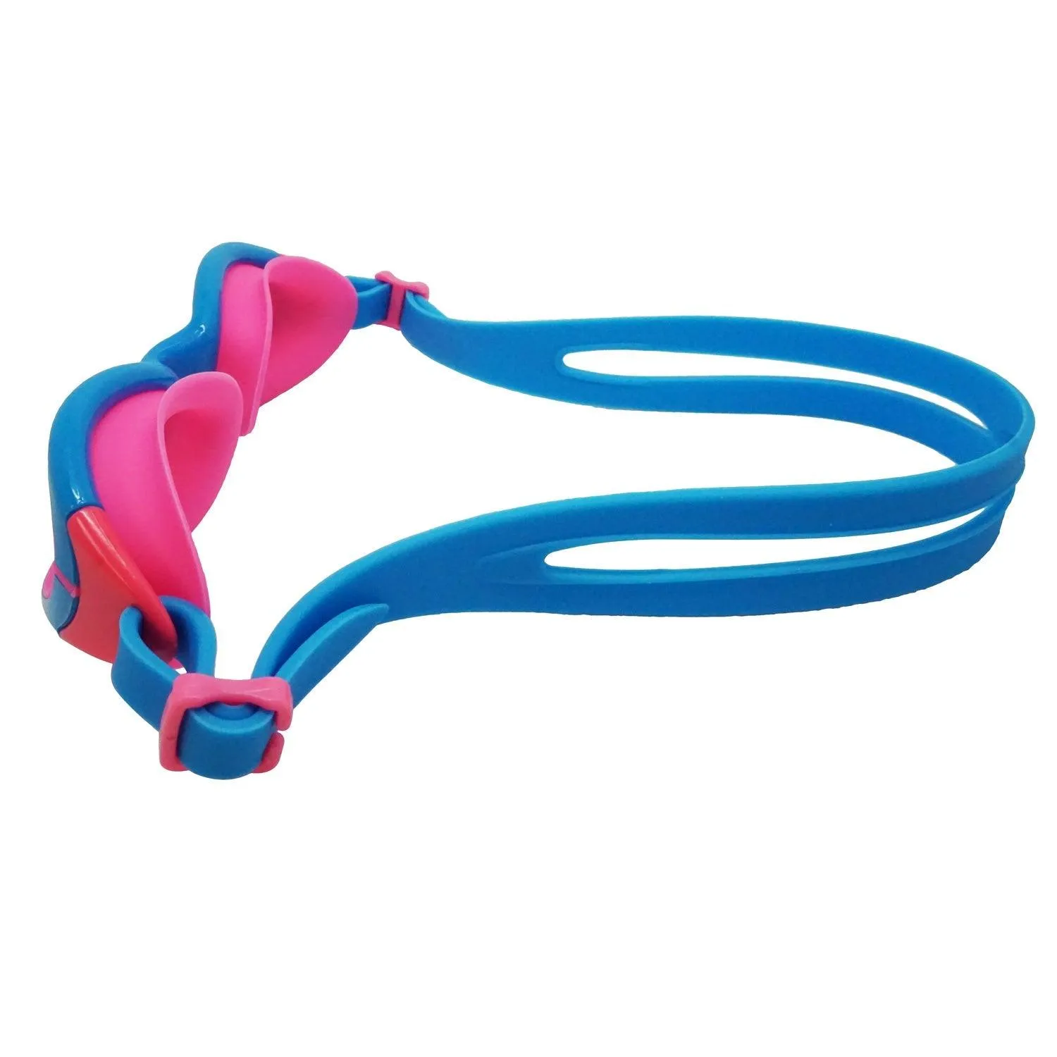 Palantic Jr. Silicone Swim Goggles, Blue/Pink