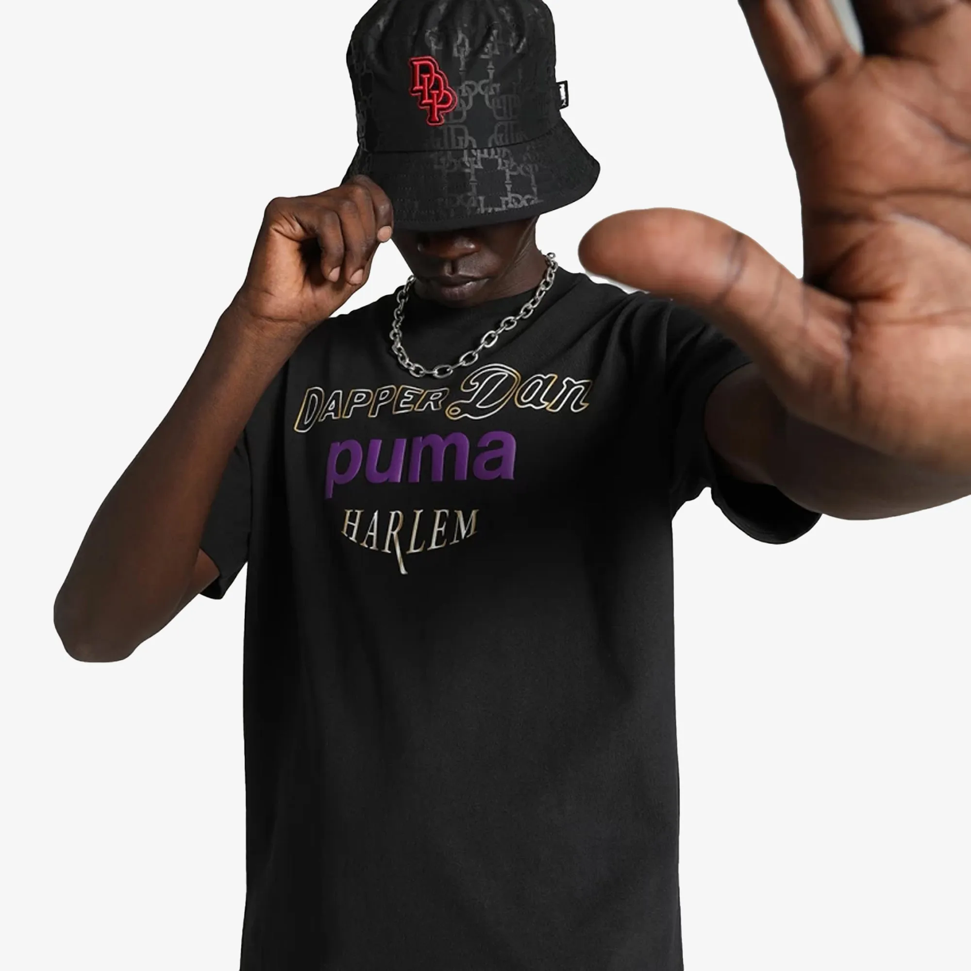 Puma | x DAPPER DAN CREW-NECK T-SHIRT  { BLACK