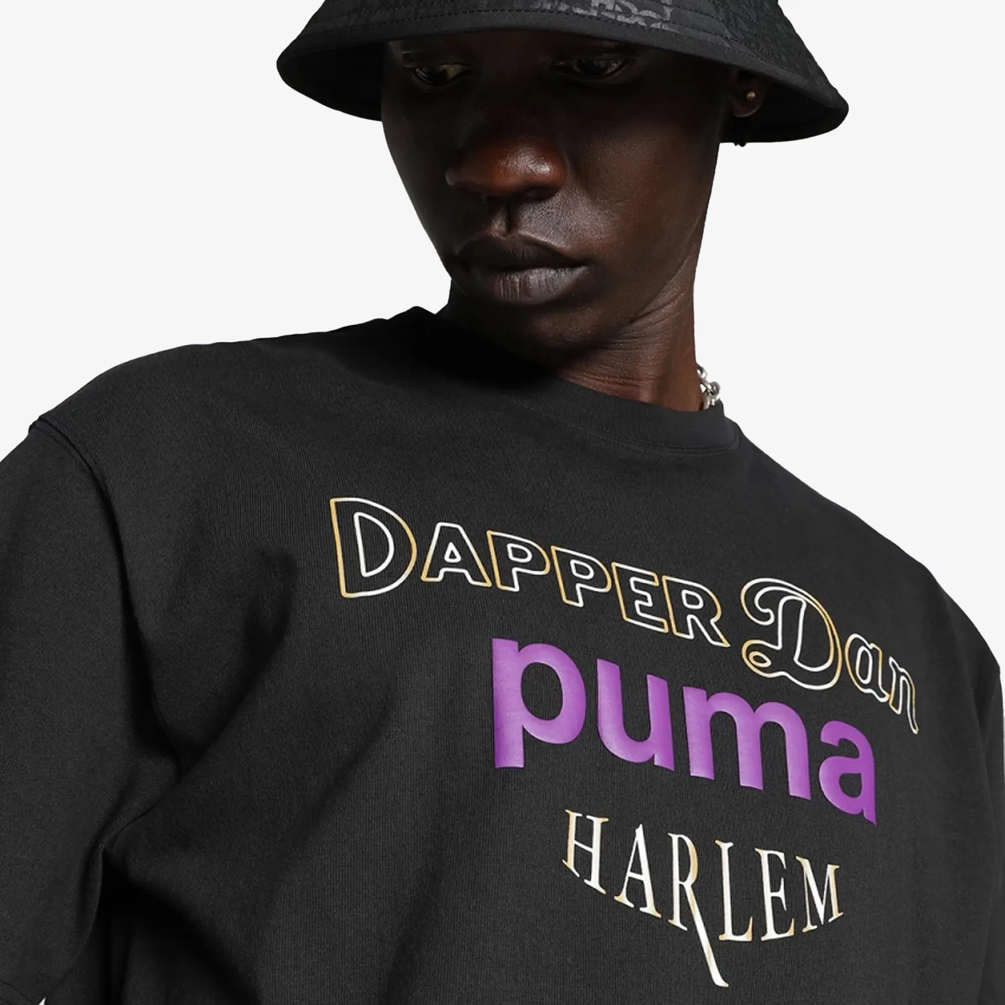 Puma | x DAPPER DAN CREW-NECK T-SHIRT  { BLACK