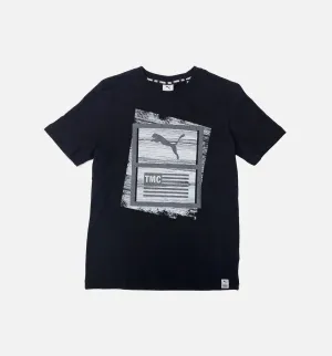 Puma X TMC Hussle Mens T-Shirt - Black/White