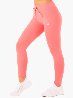 Replay High Waisted Leggings - Coral