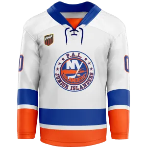 Sound Tigers Goalie Hybrid Jersey - White