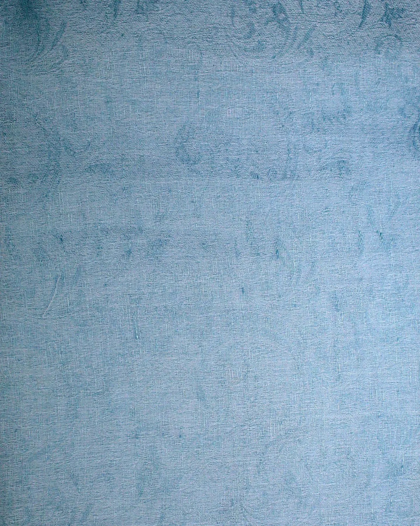 Stefano Ricci Scarf Powder Blue Floral - Luxury Cashmere Linen Silk Shawl SALE