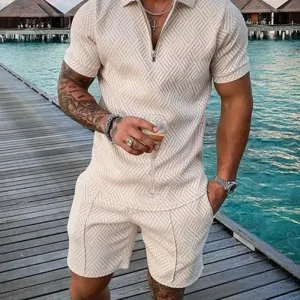 Summer Suit for Men Polo Tshirt   Shorts