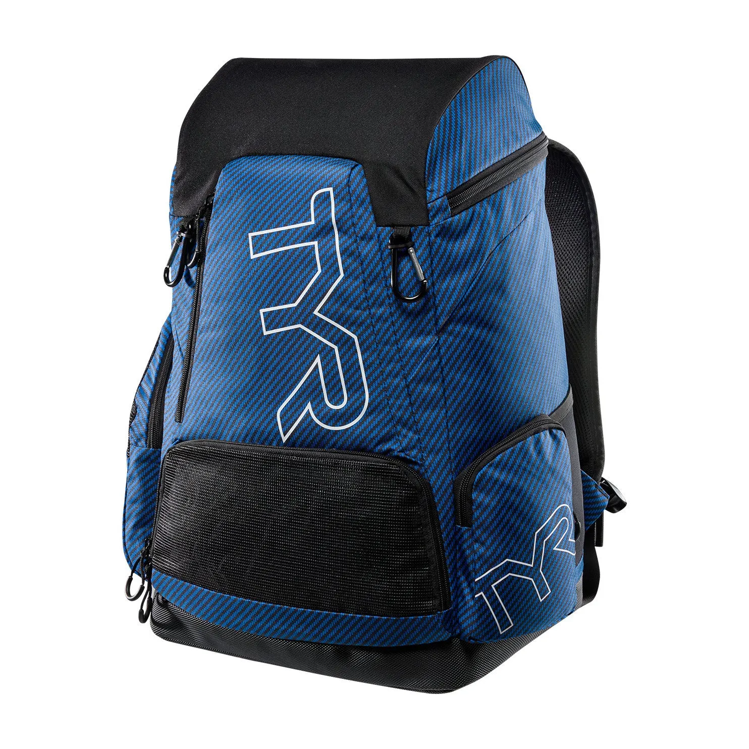 TYR Unisex Alliance 45L Team Carbon Print Backpack