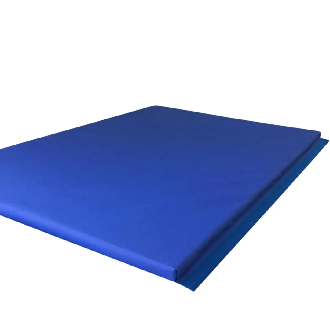 White Non-Folding 1.8m Mat with 4 Sides of Velcro